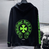 Chrome Hearts leather patch hoodie